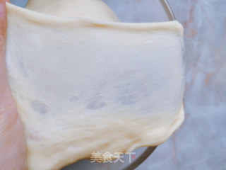 蛋黄肉松麻薯红豆芋泥包的做法步骤：4