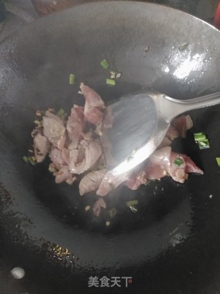 白四季豆烧肉的做法步骤：6