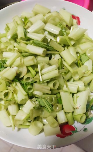 肉末豆豉炒空心菜的做法步骤：1
