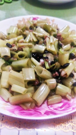 肉末豆豉炒空心菜的做法步骤：6