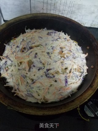 三色蔬菜煎饼的做法步骤：3