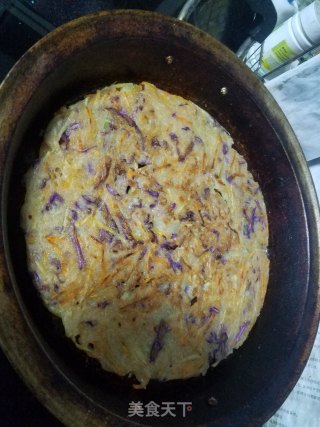三色蔬菜煎饼的做法步骤：4