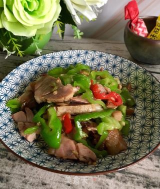 麻椒炒肘子肉的做法步骤：12