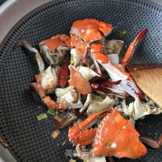 毛豆炒海蟹的做法步骤：15