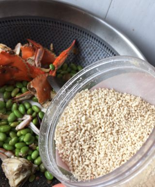 毛豆炒海蟹的做法步骤：19