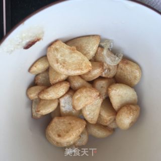 蒜子烧鲽鱼头的做法步骤：8