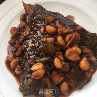 蒜子烧鲽鱼头的做法步骤：24