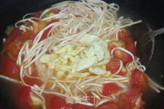 #面条#番茄蛋汤面的做法步骤：8