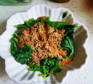 凉拌菠菜的做法步骤：7