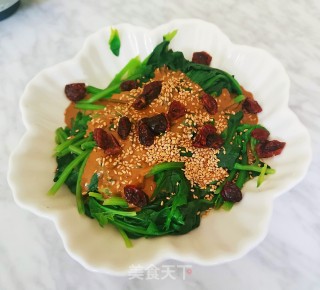 凉拌菠菜的做法步骤：8