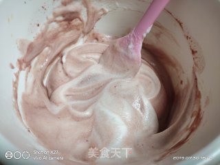 红曲蛋糕卷的做法步骤：6