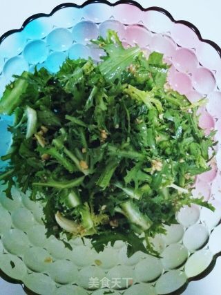 花生碎拌苦菊的做法步骤：9