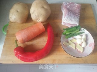 干锅土豆片的做法步骤：1