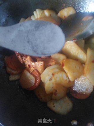 干锅土豆片的做法步骤：15