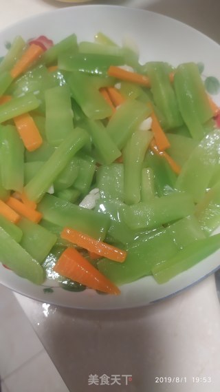 瘦肉炒窝笋条的做法步骤：6