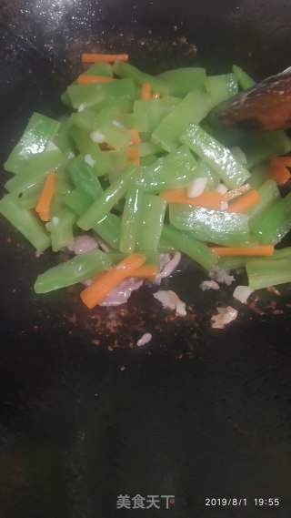 瘦肉炒窝笋条的做法步骤：9