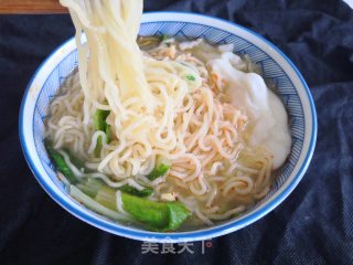 青菜鸡蛋汤面的做法步骤：9