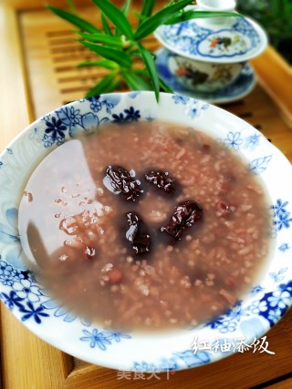 大枣红豆糯米稀饭的做法步骤：4