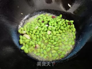 豆米榨菜火腿丁的做法步骤：6