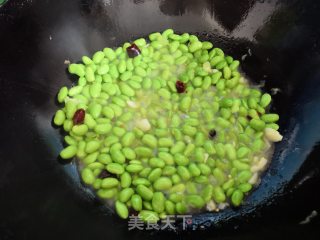 豆米榨菜火腿丁的做法步骤：7
