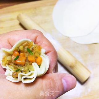 胡萝卜香菇糯米烧麦的做法步骤：12
