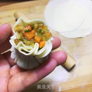 胡萝卜香菇糯米烧麦的做法步骤：13