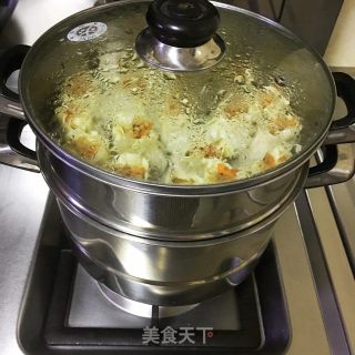 胡萝卜香菇糯米烧麦的做法步骤：16