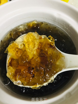 养颜桃胶羹的做法步骤：4