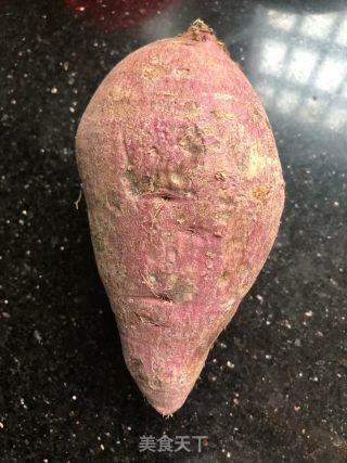 坚果酸奶紫薯泥的做法步骤：1
