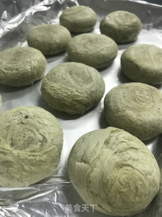 抹茶红豆酥的做法步骤：9