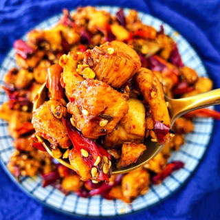 椒麻鸡块的做法步骤：8