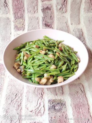 肉丁炒芸豆的做法步骤：8