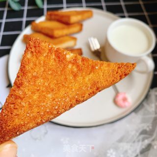 蜂蜜黄油吐司脆的做法步骤：6