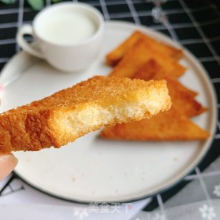 蜂蜜黄油吐司脆的做法步骤：7