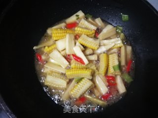 茭白炒玉米的做法步骤：10