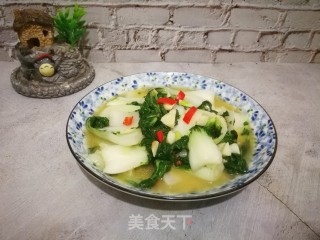 蒜香奶白菜的做法步骤：9