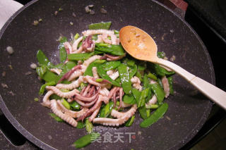 香葱鱿鱼圈--快手菜的做法步骤：8