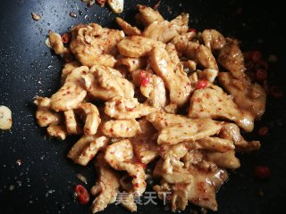 孜然鸡胸肉的做法步骤：10