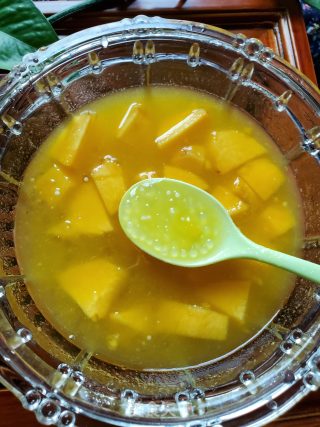 黄桃西米露的做法步骤：8