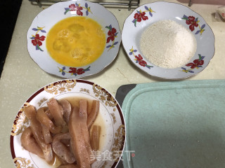 黑芝麻鸡柳的做法步骤：2