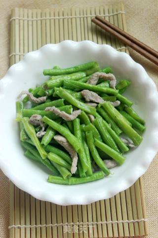 豇豆炒肉丝的做法步骤：6