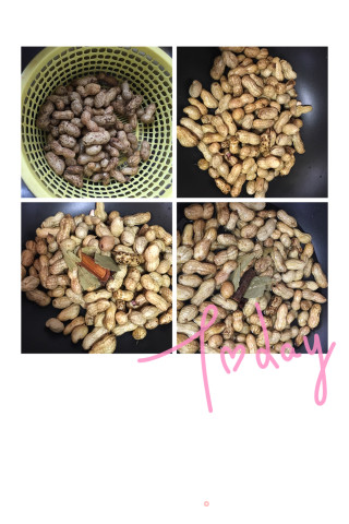 水煮花生的做法步骤：1