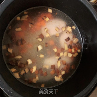 香菇藜麦鸡翅粥的做法步骤：5