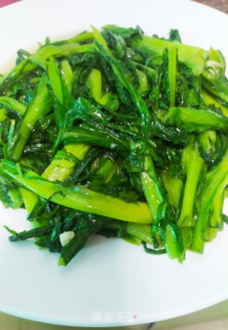 蒜蓉炒苦脉的做法步骤：5