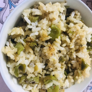 豆角焖饭的做法步骤：8