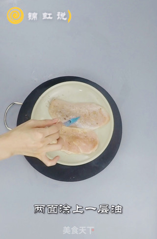 减肥餐～香煎鸡扒的做法步骤：5