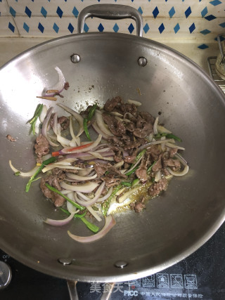鲜香三色牛肉丝的做法步骤：3