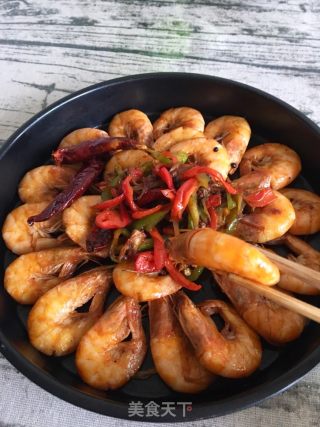 “快手餐”麻辣椒炒虾的做法步骤：21