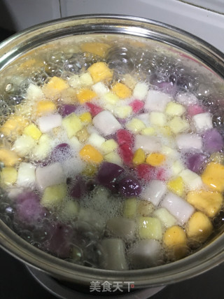 芋圆牛奶西米露的做法步骤：8