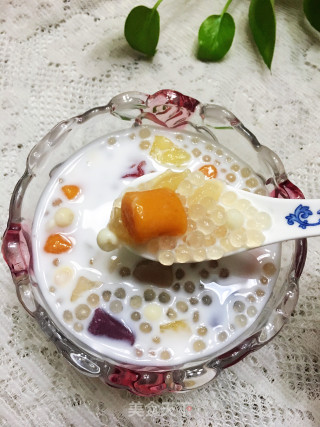 芋圆牛奶西米露的做法步骤：11